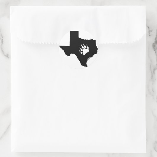 Texas Beer Ronde Sticker (Tas)