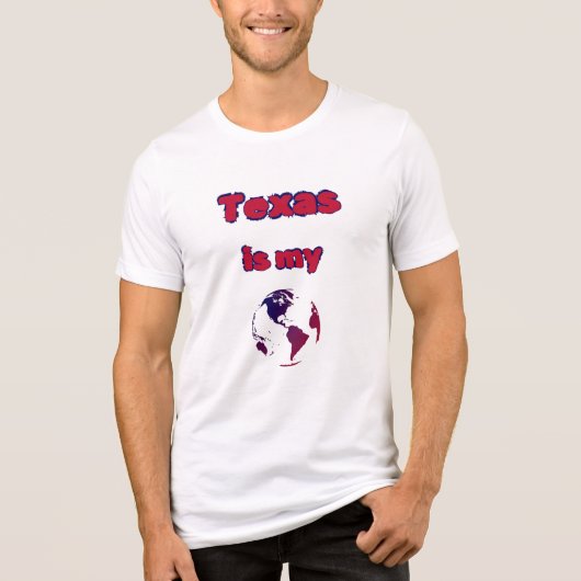 TEXAS ,Bella+Canvas Tri-blend T-shirt (Voorkant)
