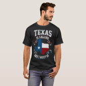 Texas belt en ik moet gaan t-shirt (Voorkant volledig)