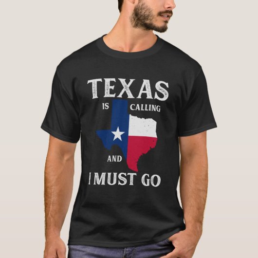 Texas belt en ik moet naar Texas T-shirt (Voorkant)
