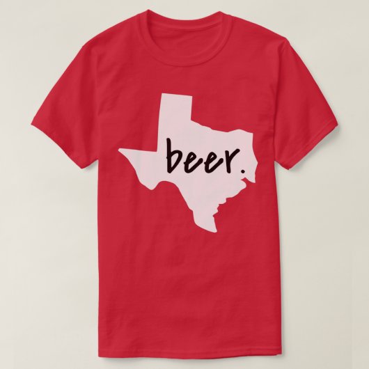 Texas bier t-shirt (Design voorkant)