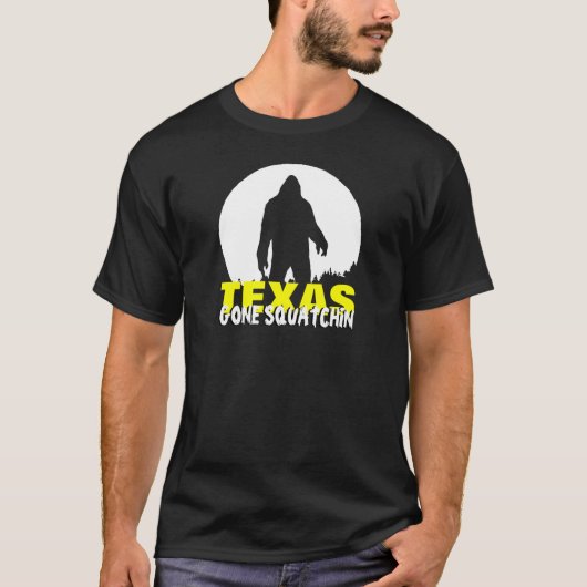 Texas Bigfoot T Shirt (Voorkant)