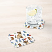 Texas Birthday Themed for Cat Lovers  Kartonnen Onderzetters (Insitu)