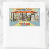Texas, Blad van 4 Houston stickers (Tas)