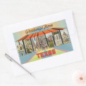Texas, Blad van 4 Houston stickers (Envelop)