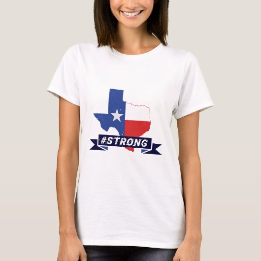Texas blijf sterk t-shirt (Voorkant)