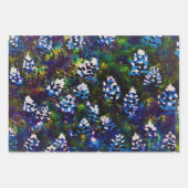 Texas Blue Bonnet Blitz Design Inpakpapier Vel (Voorkant)