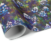 Texas Blue Bonnet Blitz Ontwerp Cadeaupapier (Rol Hoek)