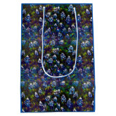 Texas Blue Bonnet Blitz Ontwerp Medium Cadeauzakje (Achterkant)