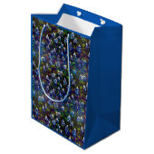 Texas Blue Bonnet Blitz Ontwerp Medium Cadeauzakje (Achterkant Gekanteld)