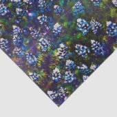 Texas Blue Bonnet Blitz Ontwerp Tissuepapier (Detail)