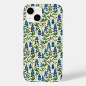 Texas Blue Bonnet Flower Floral iPhone Case (Achterkant)