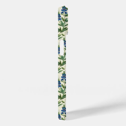 Texas Blue Bonnet Flower Floral iPhone Case (Achterkant / Rechts)