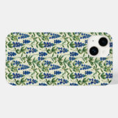 Texas Blue Bonnet Flower Floral iPhone Case (Achterkant (horizontaal))