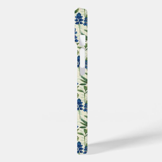 Texas Blue Bonnet Flower Floral iPhone Case (Achterkant / Links)