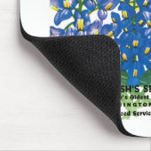 Texas Blue Bonnet Seed Packet Label Muismat (Hoek)