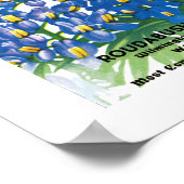 Texas Blue Bonnet Seed Packet Label Poster (Hoek)