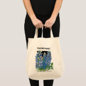 Texas Blue Bonnet Seed Packet Label Tote Bag (Voorkant (product))