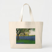 Texas Blue Bonnets Grote Tote Bag (Voorkant)