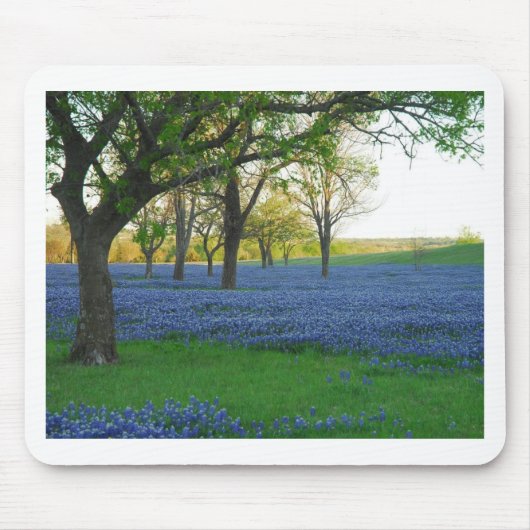 Texas Blue Bonnets Muismat (Voorkant)