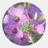 Texas Bluebells Ronde Sticker (Voorkant)