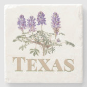 Texas Bluebonnet 2 Stenen Onderzetter (Voorkant)
