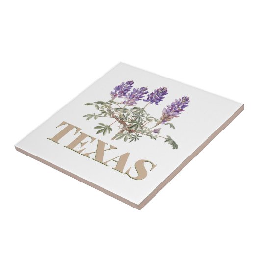Texas Bluebonnet 2 Tegeltje (Zijkant)