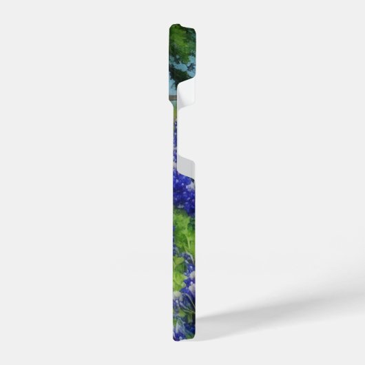 Texas Bluebonnet Art Blue Flower  iPhone Hoesje (Linkerkant)