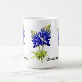 Texas Bluebonnet Bloemen Mok (Center)