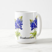 Texas Bluebonnet Bloemen Mok (Voorkant rechts)
