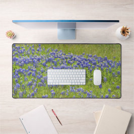 Texas Bluebonnet Bloemen Wild Flower Art Bureaumat