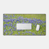 Texas Bluebonnet Bloemen Wild Flower Art Bureaumat (Keyboard & Muis)