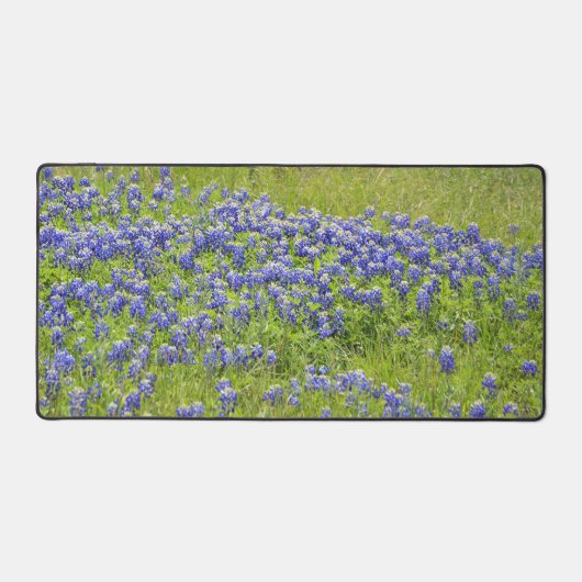 Texas Bluebonnet Bloemen Wild Flower Art Bureaumat (Voorkant)
