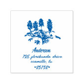 Texas Bluebonnet Botanical Zelfinktende Stempel (Design)