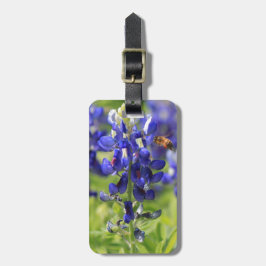 Texas Bluebonnet & Bumblebee persoonlijke bagage Bagagelabel