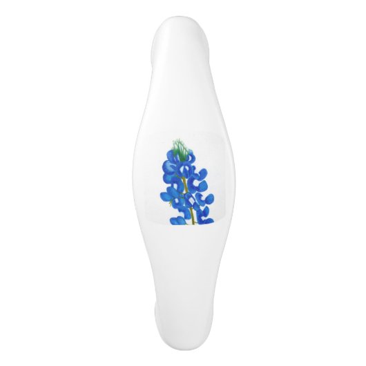 Texas Bluebonnet Cabinet Pull Keramische Kastgreep (Voorkant)