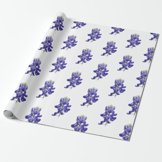 Texas Bluebonnet Cadeaupapier (Uitgerold)