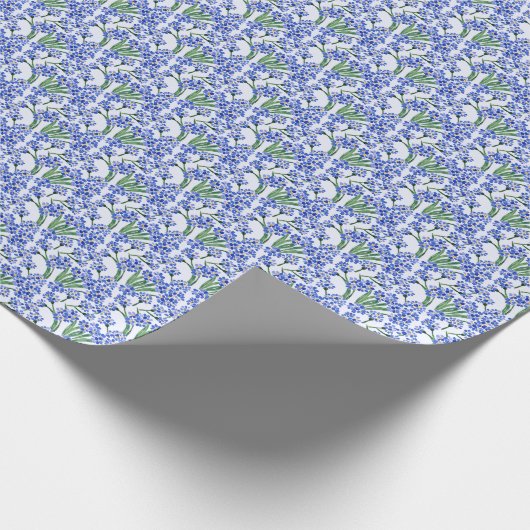 Texas Bluebonnet Cadeaupapier (Hoek)