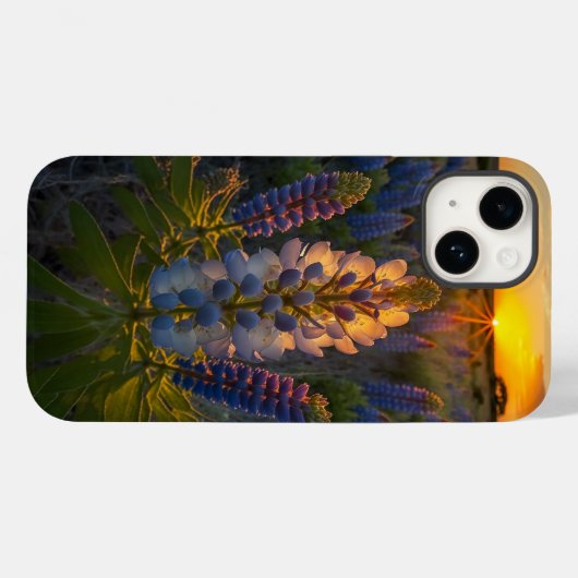 Texas Bluebonnet Case-Mate iPhone Case (Achterkant (horizontaal))