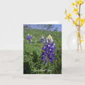 Texas Bluebonnet Christelijk John 3:16 Blank Insid Kaart (Gele Bloem)
