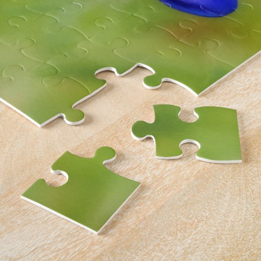 Texas Bluebonnet Close-up Flower Art Puzzel Legpuzzel (Zijkant)