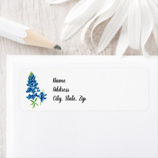 Texas Bluebonnet Etiket (Insitu)