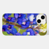 Texas Bluebonnet Flower Art Phone Case (Achterkant (horizontaal))