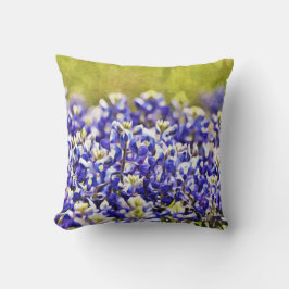 Texas Bluebonnet Flower Art Sierkussen