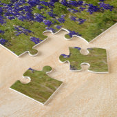 Texas Bluebonnet Flower Blue Flower Boerderij Puzz Legpuzzel (Zijkant)