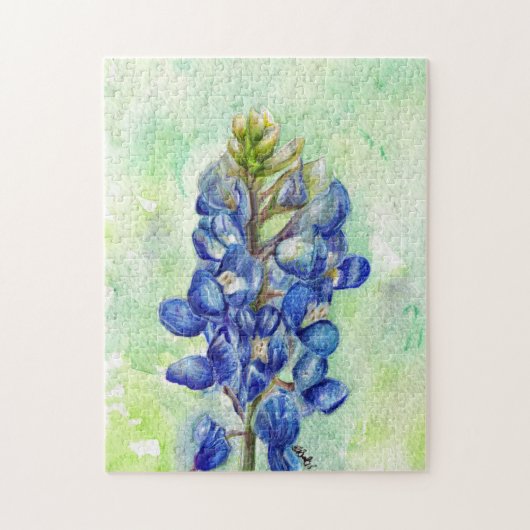 Texas Bluebonnet Flower Puzzle Legpuzzel (Verticaal)