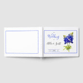 Texas Bluebonnet Flowers, Modern Wedding Gastenboek (Volledig)