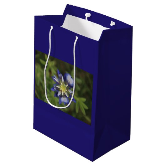 Texas Bluebonnet Gift Bag Medium Cadeauzakje (Achterkant Gekanteld)