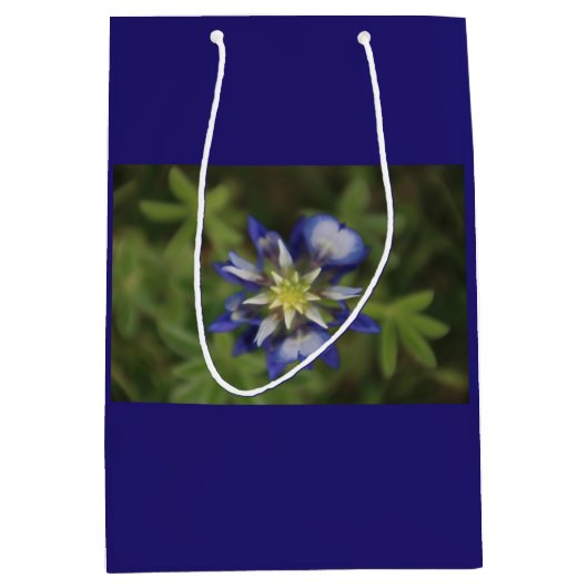 Texas Bluebonnet Gift Bag Medium Cadeauzakje (Voorkant)