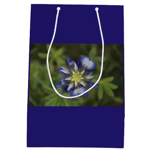 Texas Bluebonnet Gift Bag Medium Cadeauzakje (Achterkant)